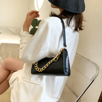 Crocodile Style Women's Shoulder Bag - amore jewelers STORE