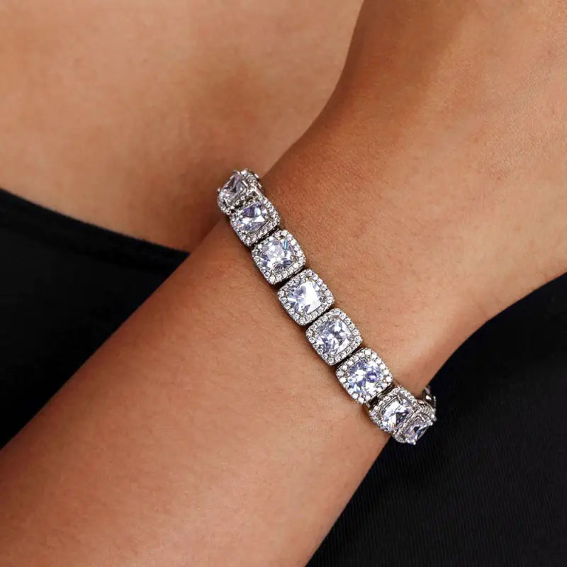 18K White Gold Bracelet - amore jewelers STORE