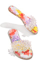 European and American Style Slippers with Rhinestones