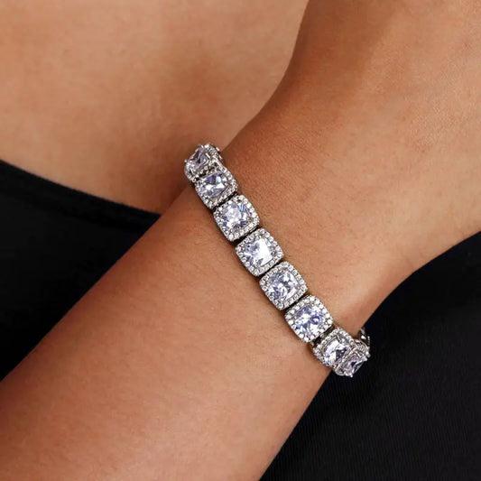 18K White Gold Bracelet - amore jewelers STORE