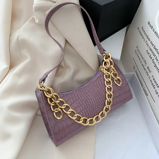 Crocodile Style Women's Shoulder Bag - amore jewelers STORE