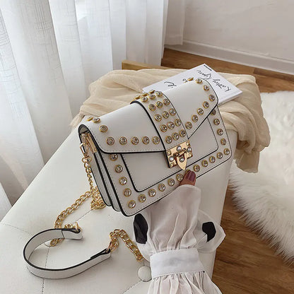 Bolsa Crossbody com Detalhes de Diamante - amore jewelers STORE