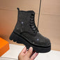 Martin Boots Flat British Style Thick-Soled Short Tubes