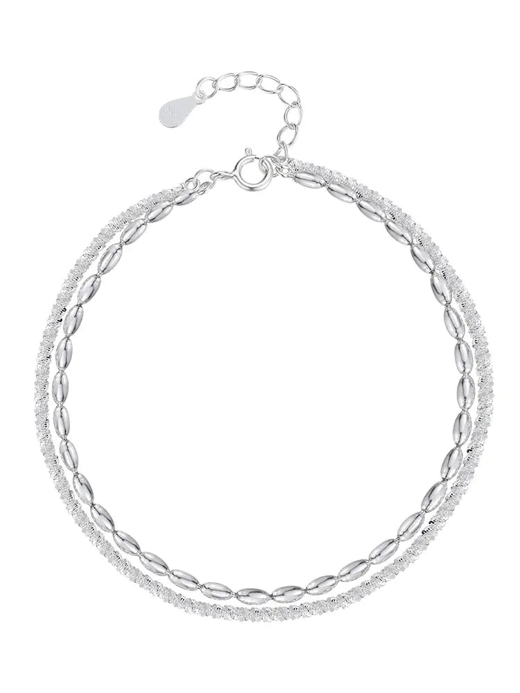 Double Star Bracelet in 925 Silver ✨ - amore jewelers STORE