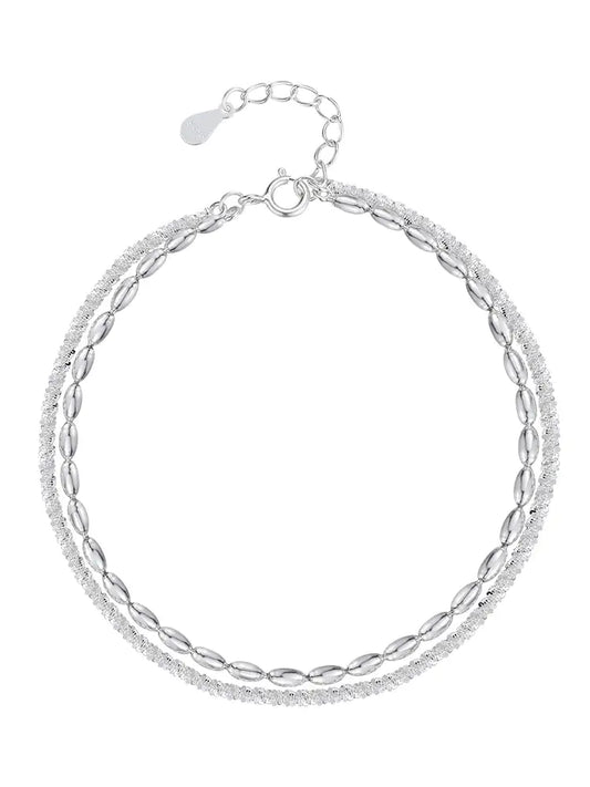 Double Star Bracelet in 925 Silver ✨ - amore jewelers STORE