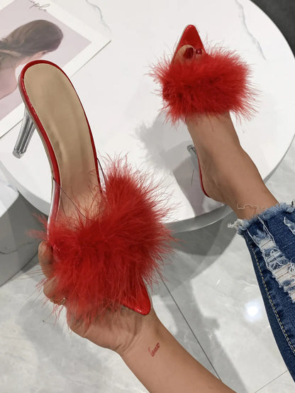 Pointed Toe Stiletto Sandal