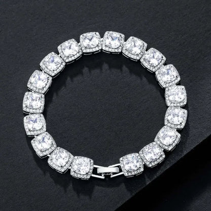 18K White Gold Bracelet - amore jewelers STORE