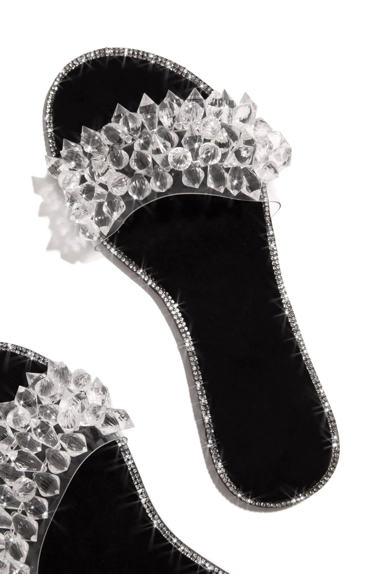 European and American Style Slippers with Rhinestones - amore jewelers STORE