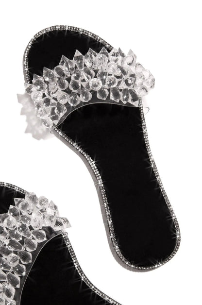 European and American Style Slippers with Rhinestones - amore jewelers STORE