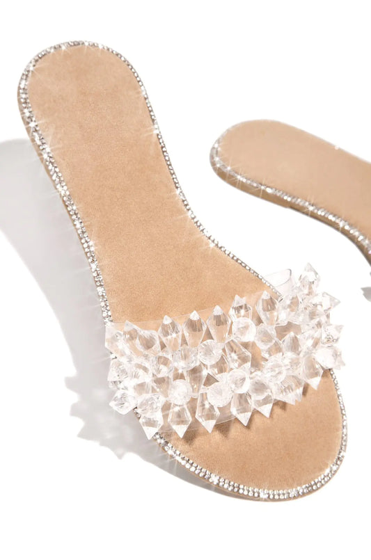 European and American Style Slippers with Rhinestones - amore jewelers STORE