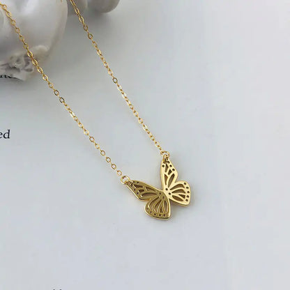 Clavicle Chain Butterfly Necklace - amore jewelers STORE
