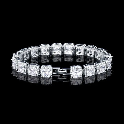 18K White Gold Bracelet - amore jewelers STORE